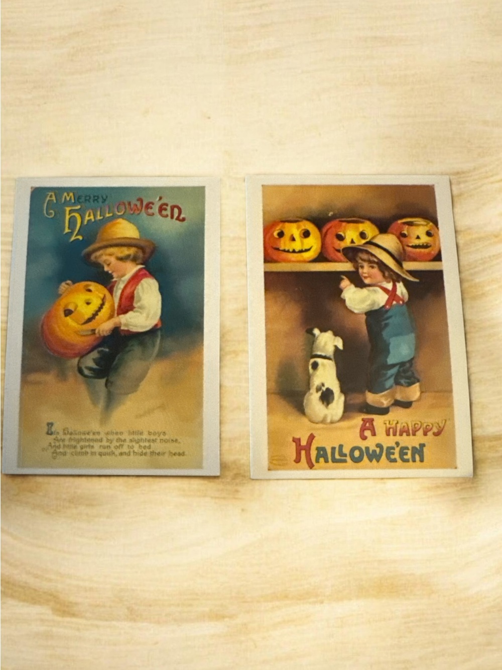 Kids Halloween Costume - Vintage Pumpkin Boy Costume - Blue and Red